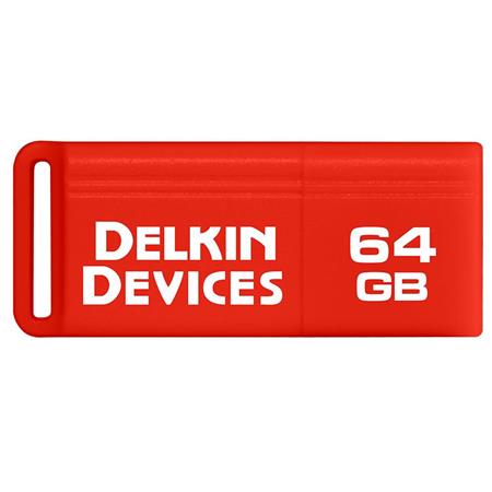 Delkin DDUSB364GB 64GB USB 3.0 Flash Drive - High-Speed Portable Memory Stick for Photos, Videos, Files - Perfect for Students, Office Work & Travel Storage