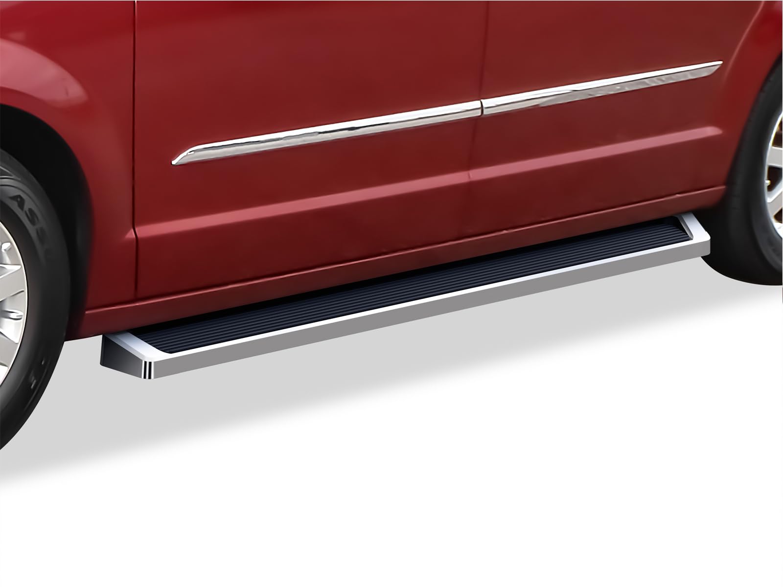 APS Premium 6in Running Boards for Dodge Grand Caravan 2011-2020 | Heavy Duty Side Steps for Enhanced Vehicle Access & Off-Road Protection