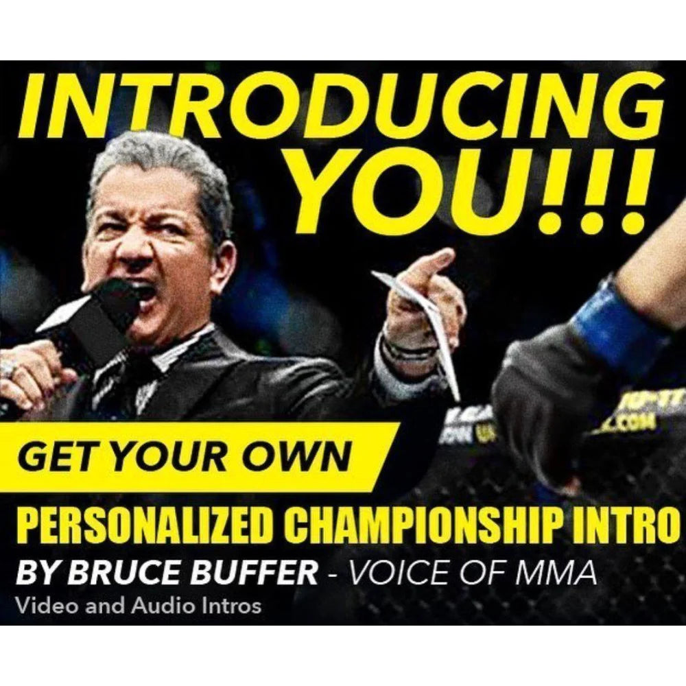 Bruce Buffer Personalized Championship Introduction Video - Custom UFC & Boxing Ring Announcer for Events, Fights & Special Occasions
