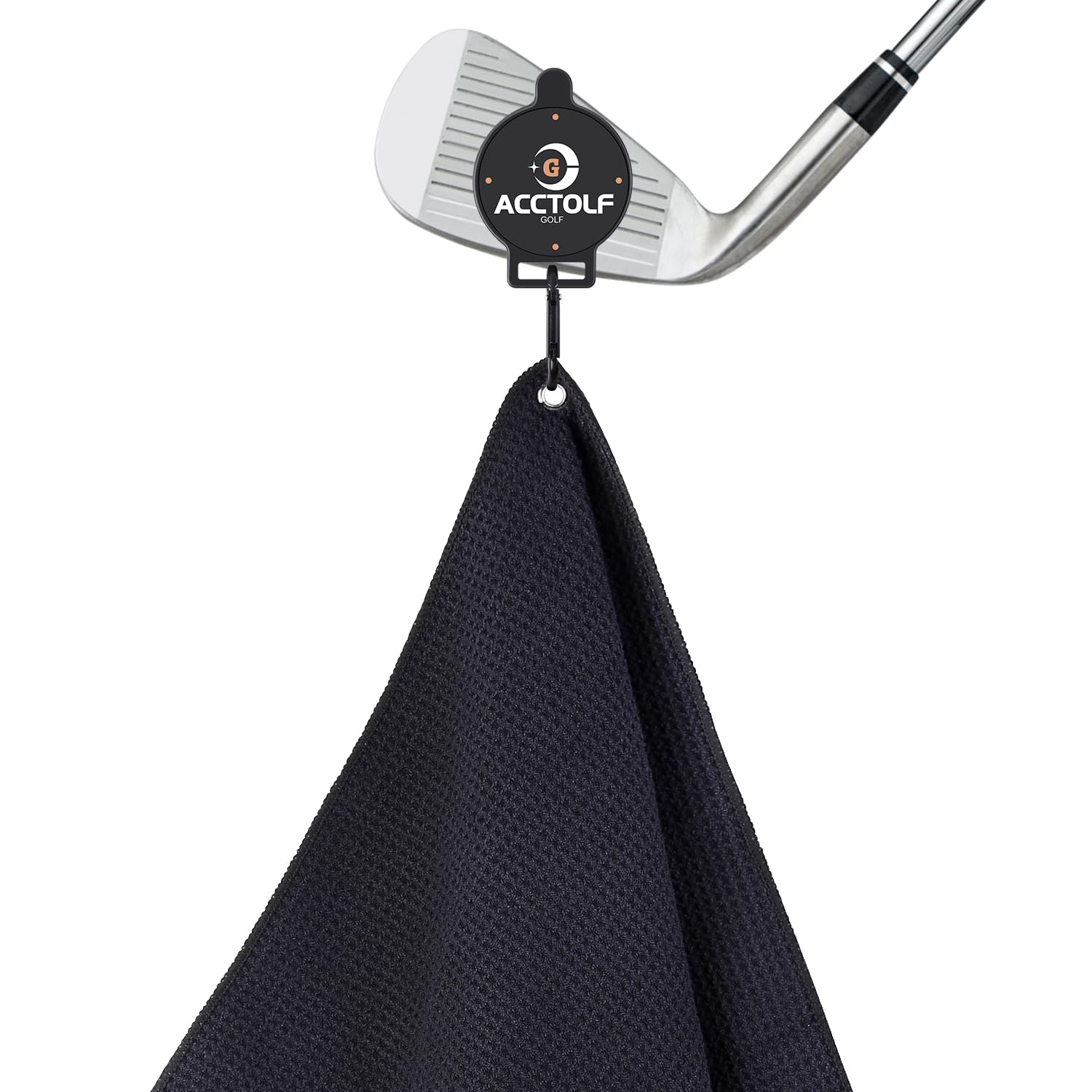 **Premium Magnetic Golf Towel - Super Absorbent Microfiber with Industrial Strength Magnet for Golf Bag, Cart & Clubs | Perfect Golf Accessory for Players & Enthusiasts | Ideal for On-Course Cleaning & Club Maintenance**