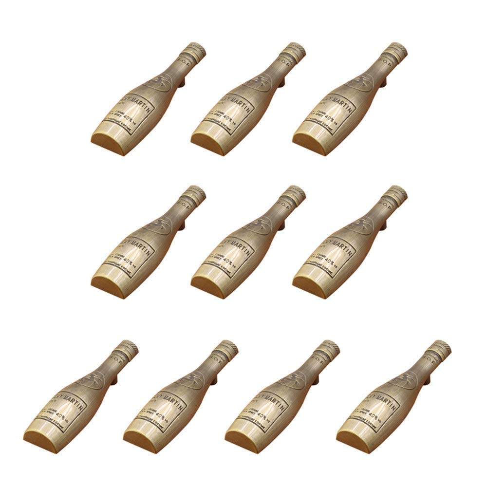 Vintage Antique Style Cabinet & Drawer Handles - Creative Beer Themed Pulls for Kitchen, Bar, Bookcase (10Pcs) - Perfect for Courtyards, Villas, Gardens & Home Decor