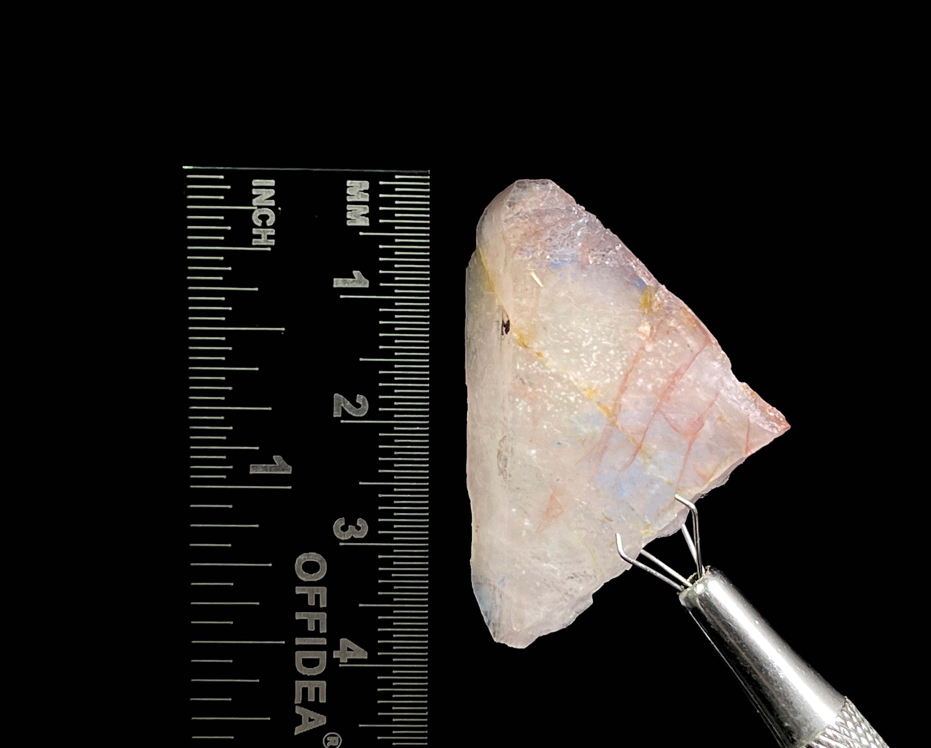 Natural PAPAGOITE in QUARTZ Raw Crystal - Rare Metaphysical Healing Stone for Meditation, Reiki & Energy Work - Collectible Mineral Specimen 46365