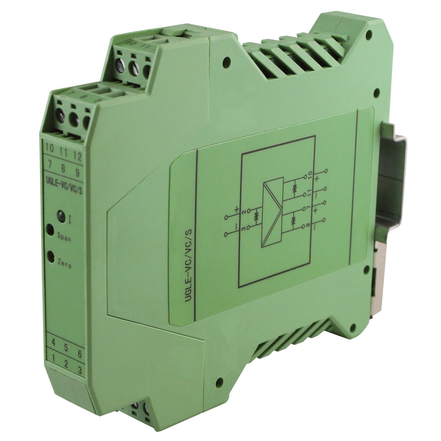 ASI ASI451119 Single Channel Analog Signal Isolator Transmitter - 3-Way Isolation, DIN Rail Mount, 4-20mA Input/Output for Industrial Automation & Process Control Systems