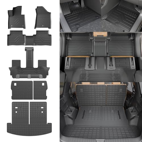 Floor Mats+Trunk Mat+2nd&3rd Backrest Mats