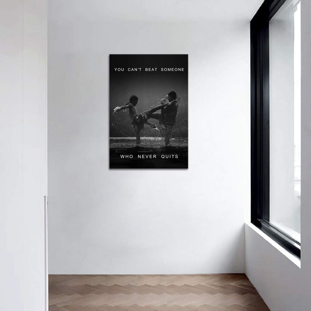 Yatsen Bridge Motivational Canvas Wall Art - Inspirational Quotes Painting for Office, Gym & Home Decor - Modern Framed Poster Print (24x36 Inches) - Perfect for Workout Motivation & Office Inspiration
