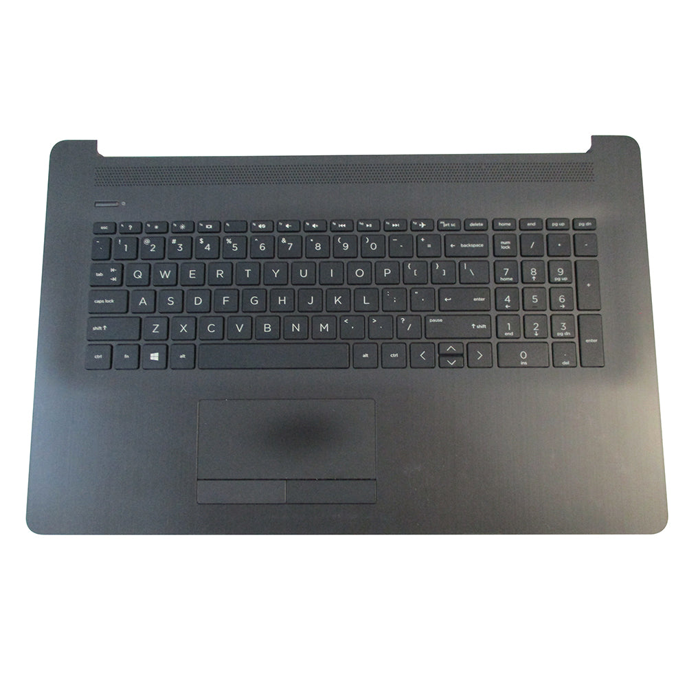 HP 17-BY-17 Laptop Palm Rest with Non-Backlit Keyboard & Touchpad (L22750-001) - Replacement Part for HP 17 Series Laptops - Ideal for DIY Repairs & Upgrades