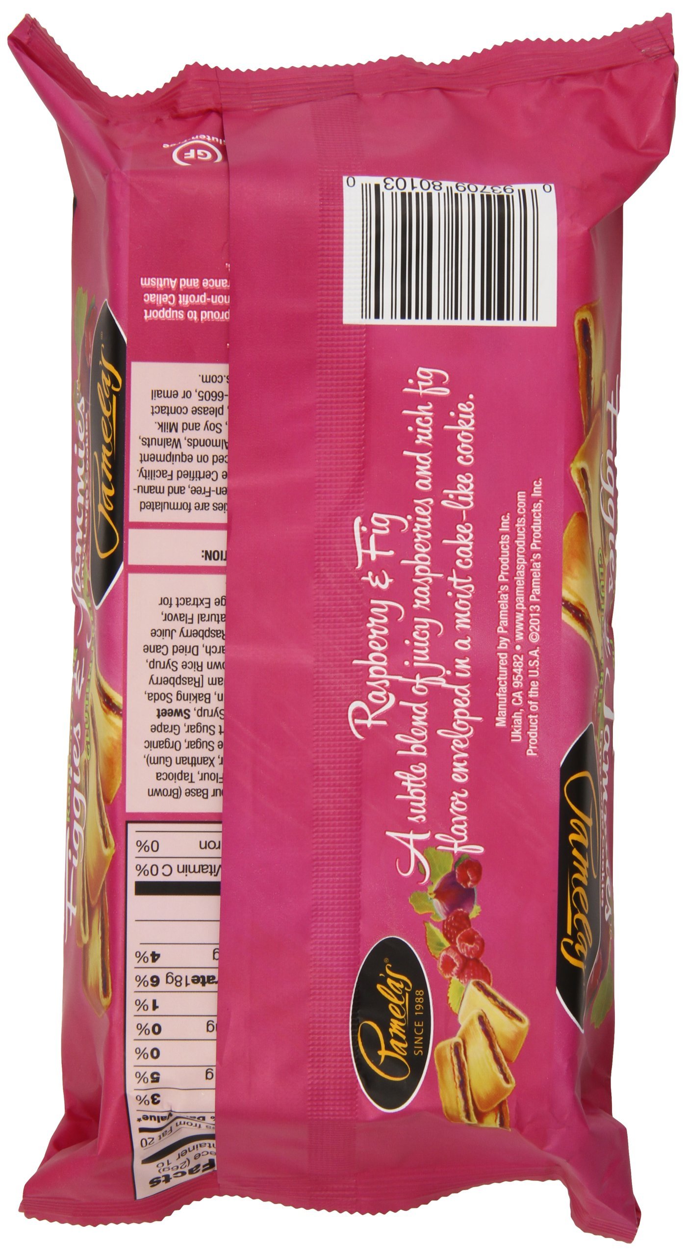 Gluten Free Fig Bars - Raspberry & Fig Flavor | Healthy Vegan Snacks for Kids & Adults | Perfect for Lunchboxes, Hiking & On-the-Go Energy