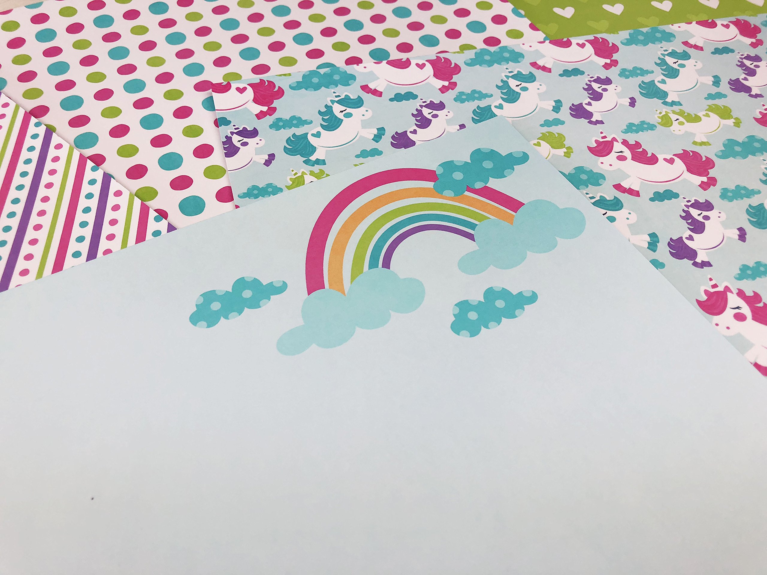 Miss Kate Cuttables Fairytale Scrapbook Paper Pack - 16 Sheets Premium 12x12 Single-Sided Pattern Paper for Card Making, DIY Crafts, Scrapbooking & Home Decor
