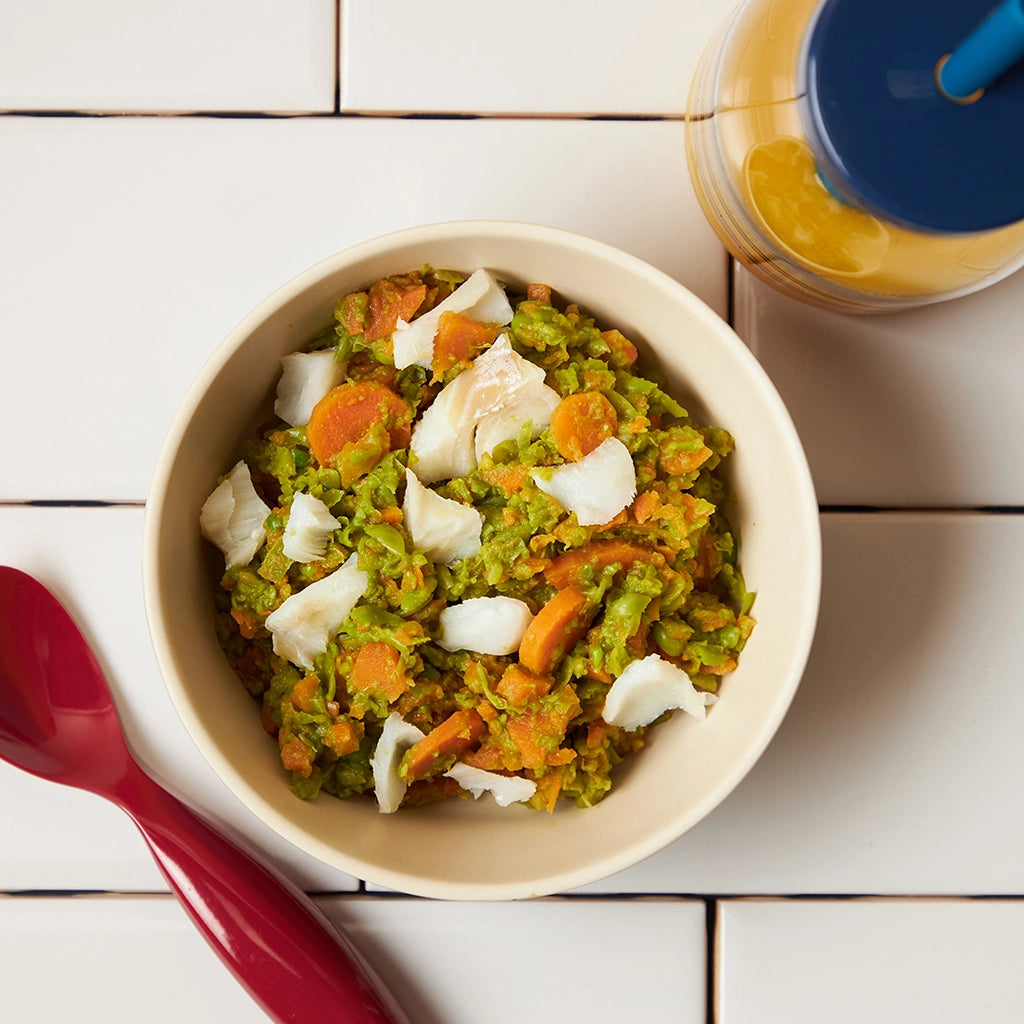Fresh Frozen Atlantic Cod with Peas and Carrots - Healthy Ready-to-Cook Seafood Meal for Family Dinners & Quick Weeknight Meals