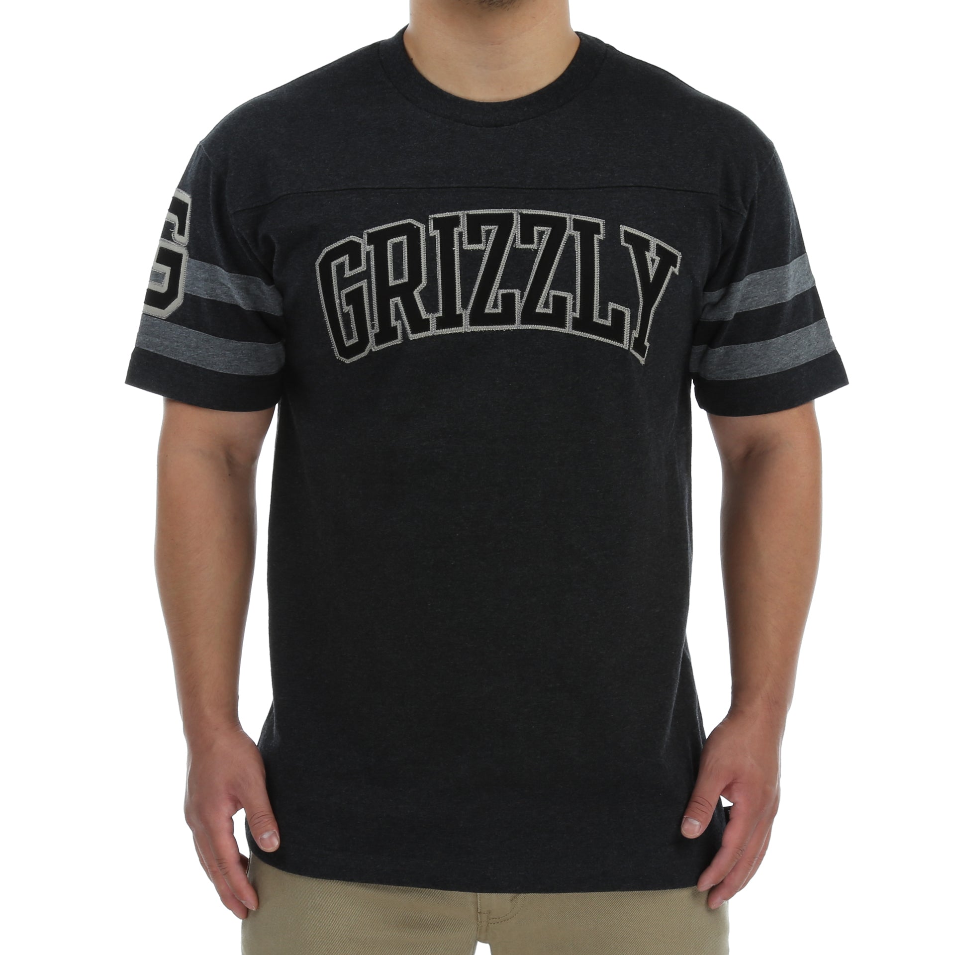 Grizzly Fifty Yard Line Knit Sweater - Black - Cozy & Stylish for Football Games and Casual Wear