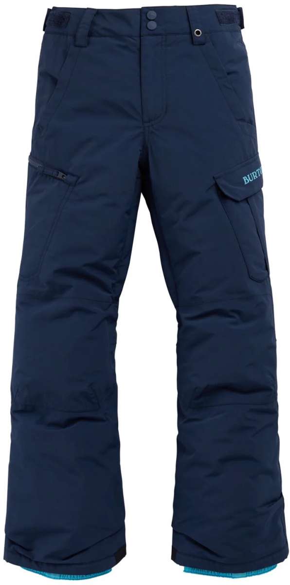 Burton Youth Exile 2L Insulated Cargo Pants for Boys 2024 - Waterproof Snow Pants for Skiing, Snowboarding & Winter Outdoor Activities
