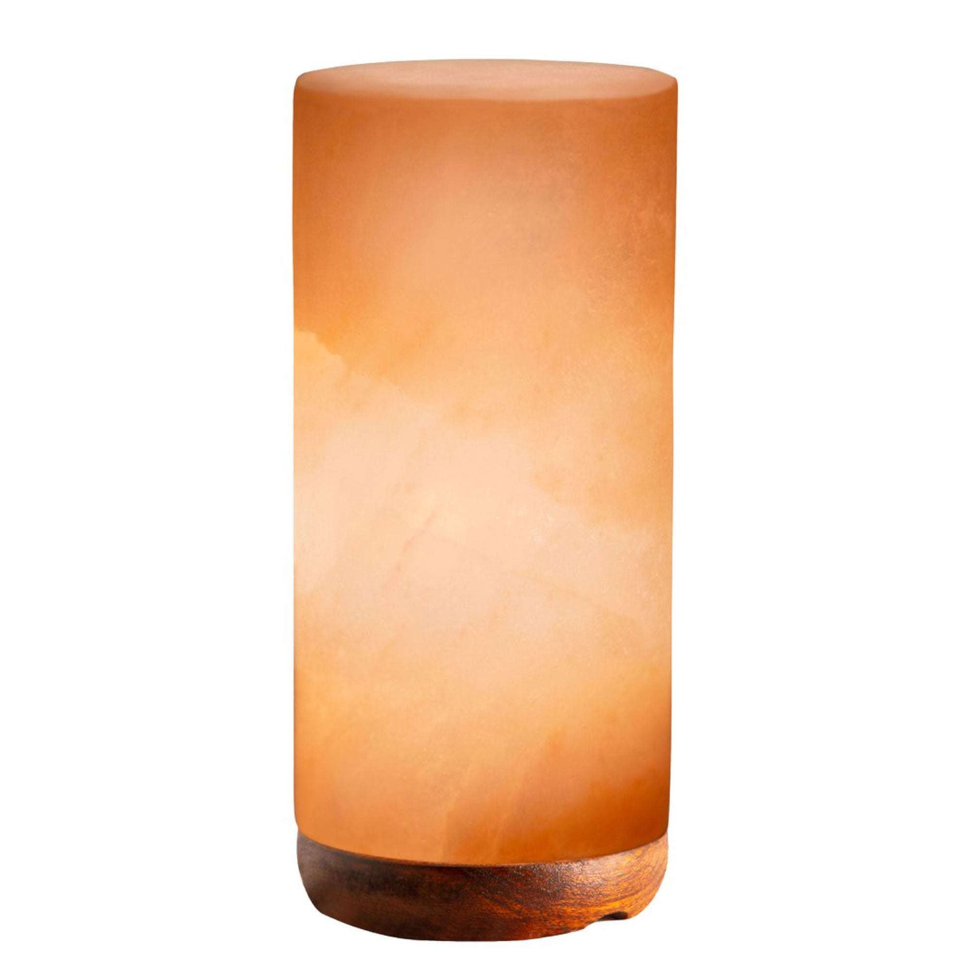 12V 12W Himalayan Pink Salt Lamp - Hand Carved Natural Rock Crystal Night Light with On/Off Switch for Bedroom, Yoga Studio & Meditation Room - Relaxing Mood Lighting & Air Purifier