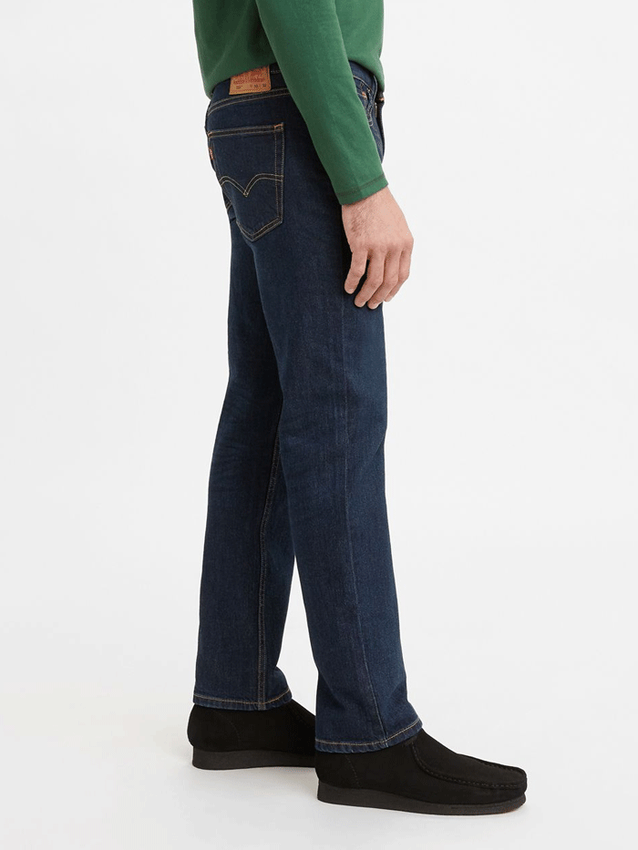 Levi's Men's 514 Straight Fit Jeans - Clean Run Navy Blue | Comfortable Everyday Denim Pants for Casual Wear & Work