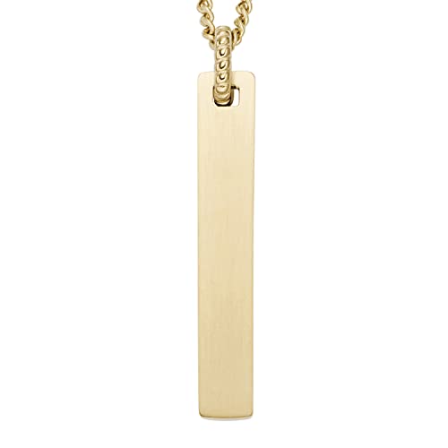 Gold Engravable Pendant