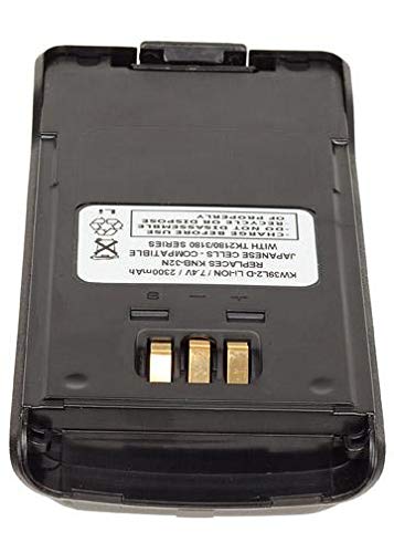Kenwood KNB-43 Replacement Battery - 7.4V 2270mAh Li-ion Rechargeable Battery for Two-Way Radios | Perfect for Construction, Security & Outdoor Communication