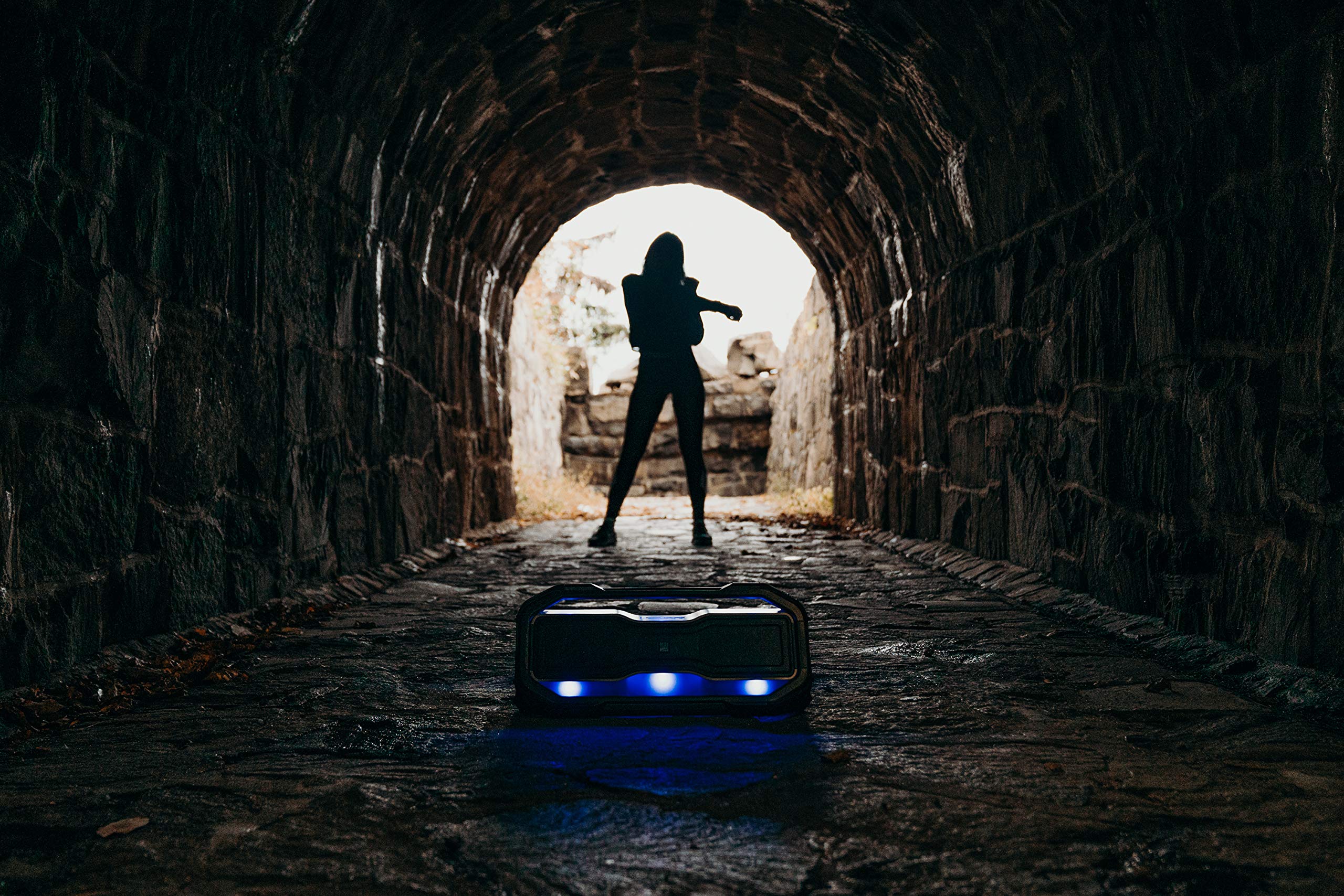 Altec Lansing x Realtree ROCKBOX XL Wireless Bluetooth Speaker - Portable Waterproof Speaker with 20-Hour Playtime, 5 LED Light Modes & Floating Design - Perfect for Pool Parties, Camping, Beach Outings & Outdoor Adventures