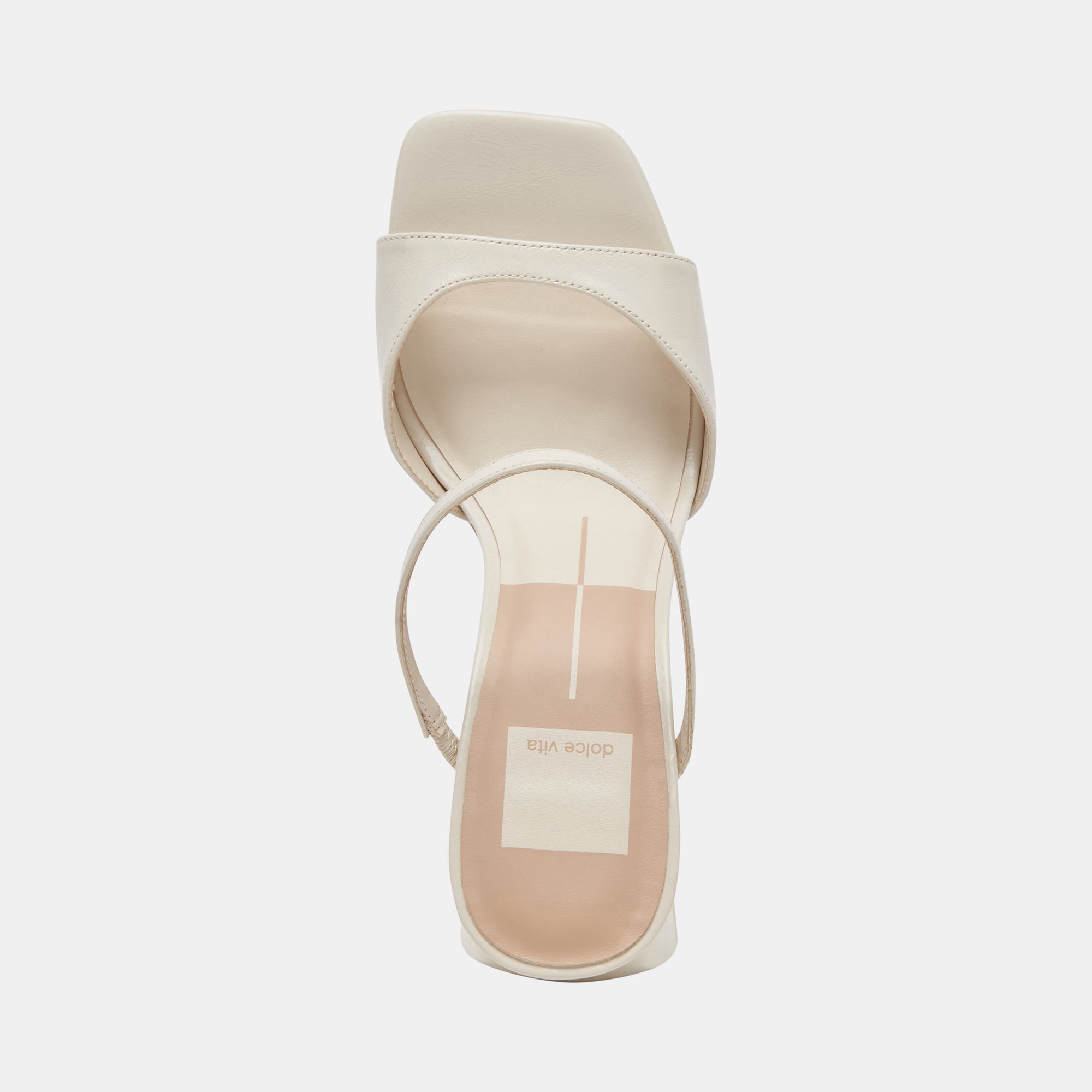 JEMMY Ivory Crinkle Patent High Heels - Elegant Women's Dress Shoes for Weddings, Parties & Special Occasions