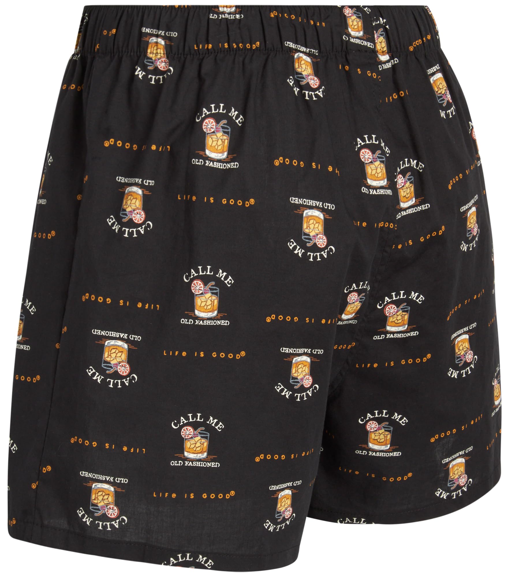 Life is Good Men's Cotton Boxer Briefs 3-Pack - Soft Breathable Underwear with Fly Opening (S-XL) - Perfect for Daily Wear, Workout & Travel