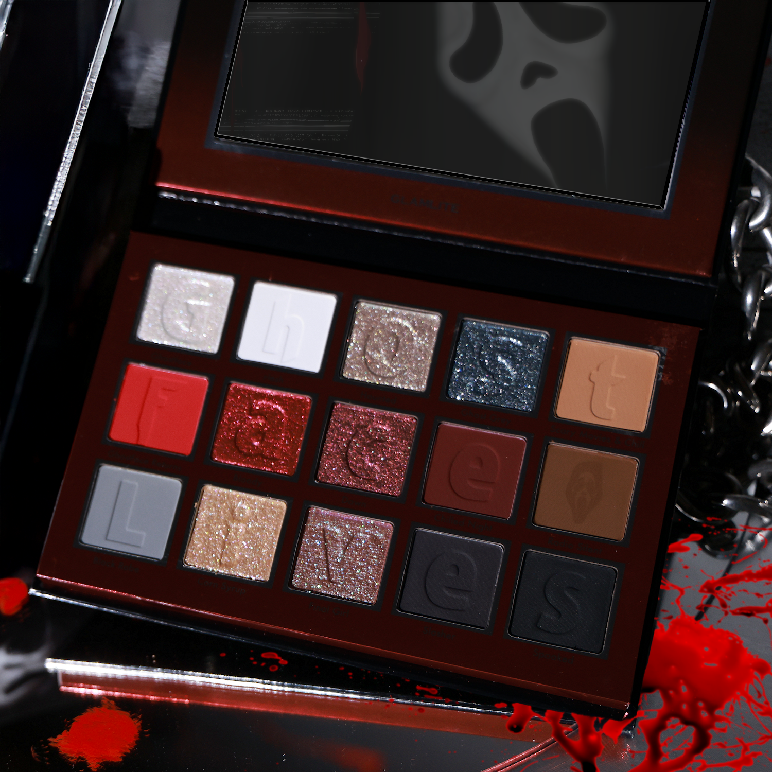 Ghost Face Returns Eyeshadow Palette - Halloween Makeup, Cosplay, Costume Party & Themed Events