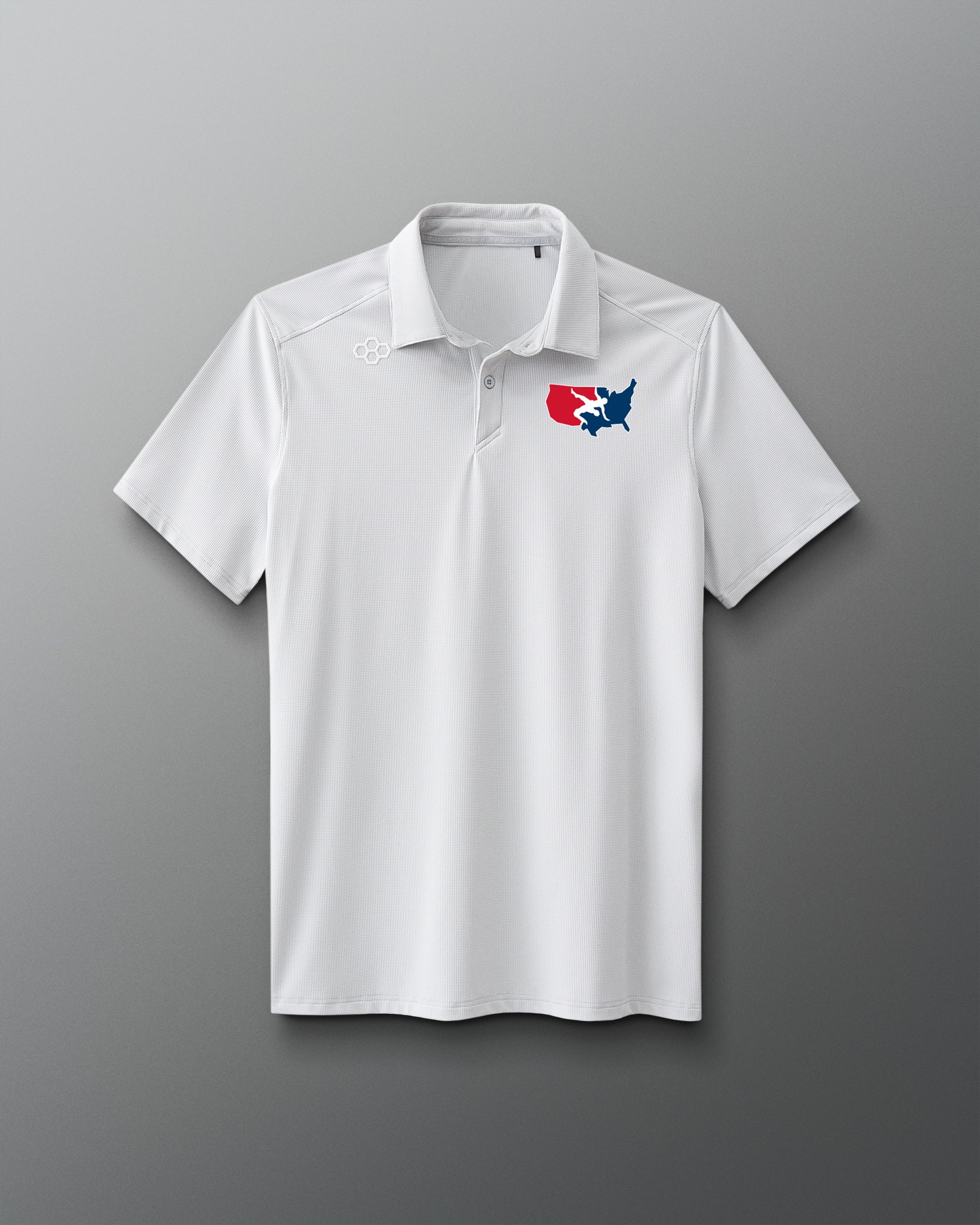USAW Logo Go To Polo Shirt - Comfortable Men's Casual Short Sleeve Tee for Golf, Work & Everyday Wear