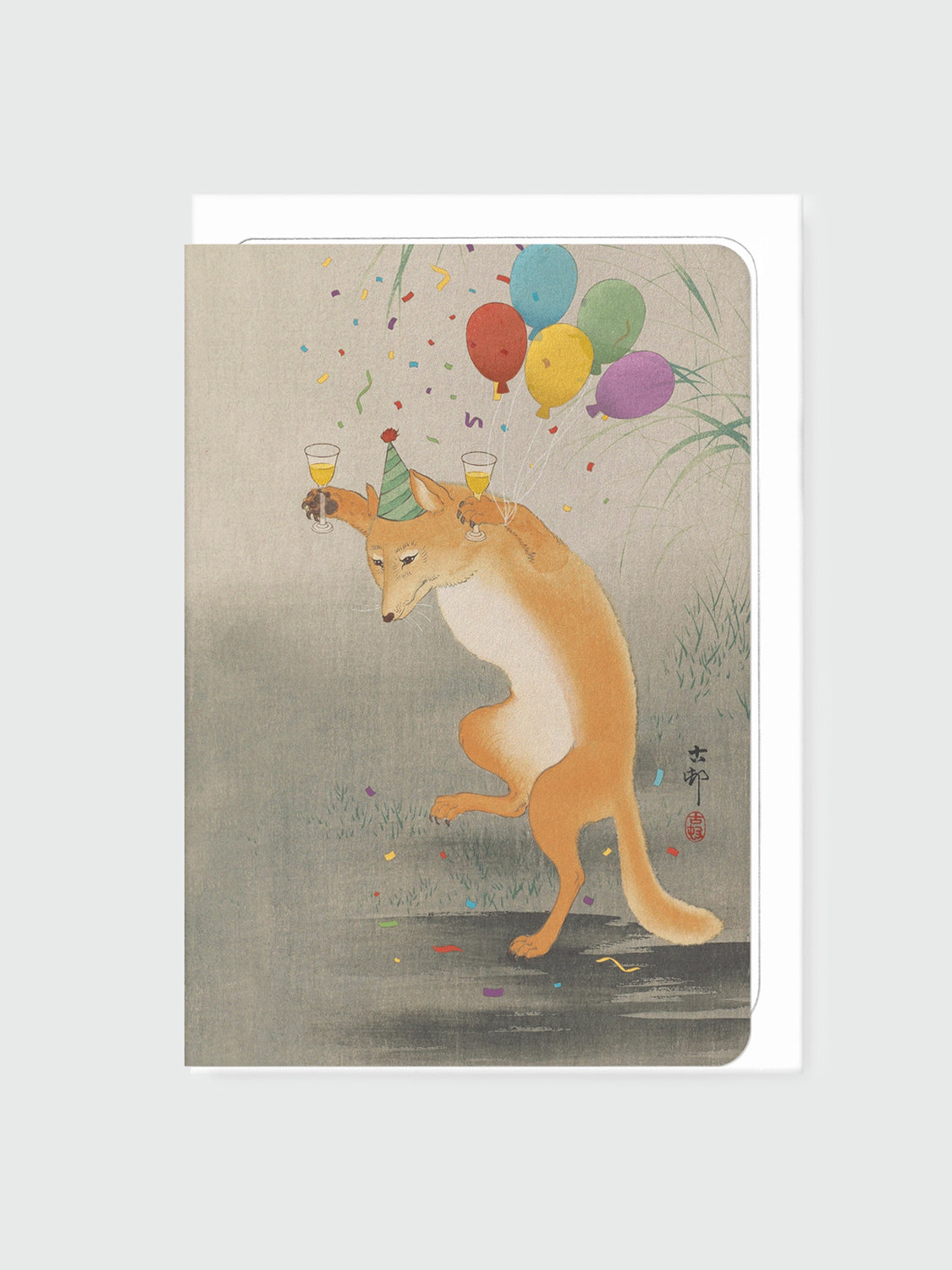 Greeting Card Party Fox - Fun & Festive Birthday Invitations, Thank You Cards & Holiday Greetings - Perfect for Birthdays, Anniversaries & Special Occasions