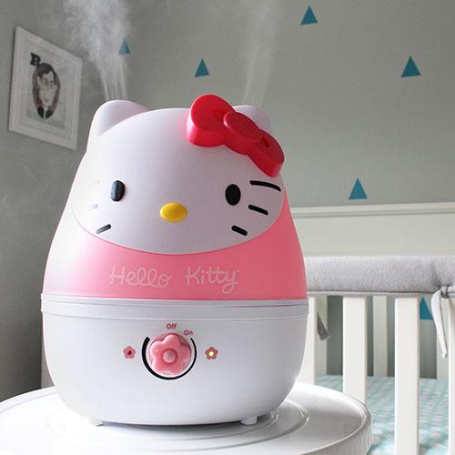 Adorable Cool Mist Humidifier for Baby Nursery & Bedroom - Quiet Ultrasonic Air Moisturizer with Night Light, Perfect for Dry Skin, Allergies & Better Sleep