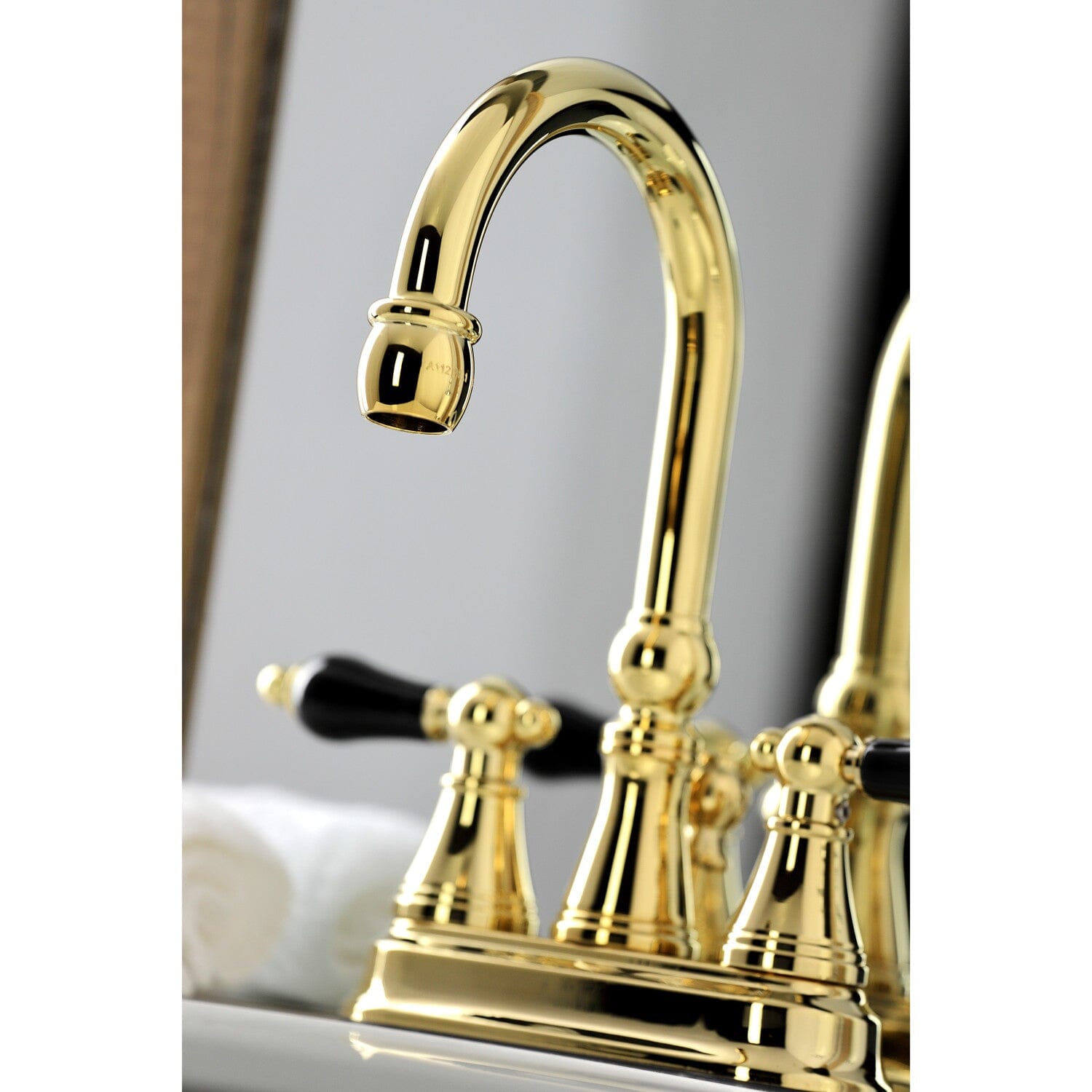 Duchess Double Handle 3-Hole Deck Mount 4-Inch Centerset Bathroom Faucet with Brass Pop-Up Drain - Perfect for Modern Bathroom Vanities and Sink Upgrades