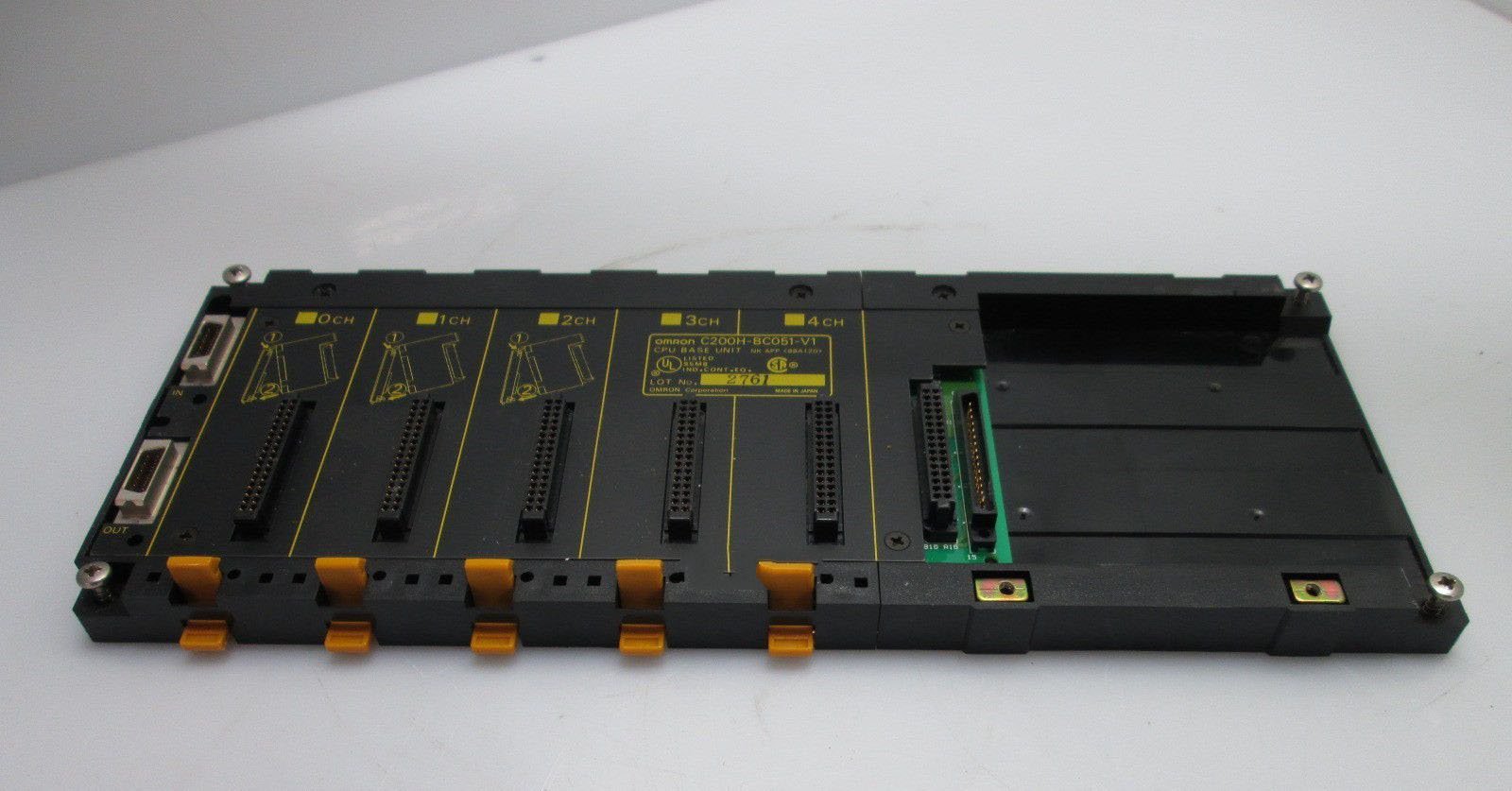 Omron C200H-BC051-V1 5 Slot CPU Base Unit | Industrial Automation Controller | PLC System for Manufacturing & Process Control