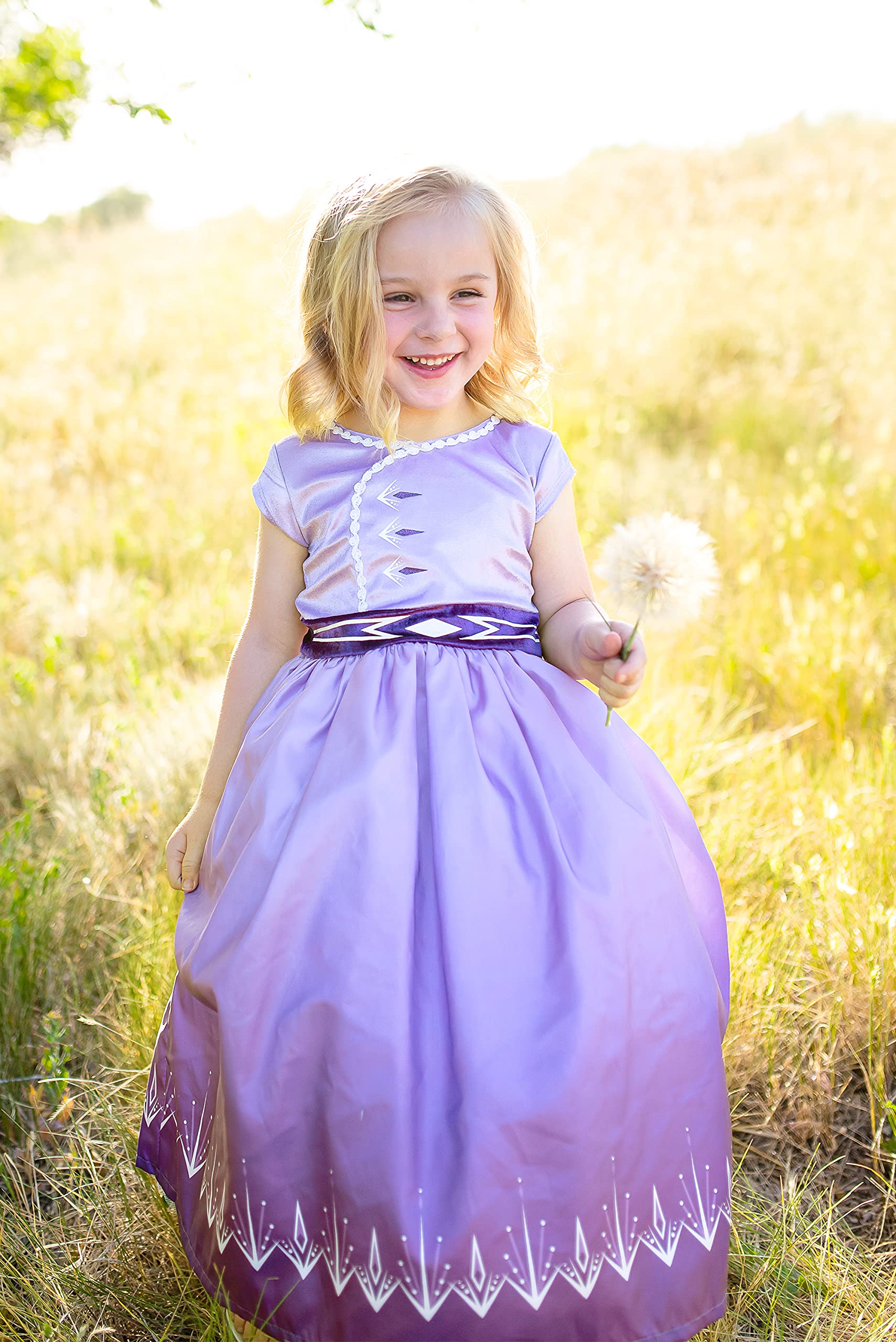 Little Adventures Ice Harvest Princess Dress Up Costume for Girls - Machine Washable Pretend Play & Party Outfit (No Glitter) - Perfect for Halloween, Birthday Parties & Dress-Up Play