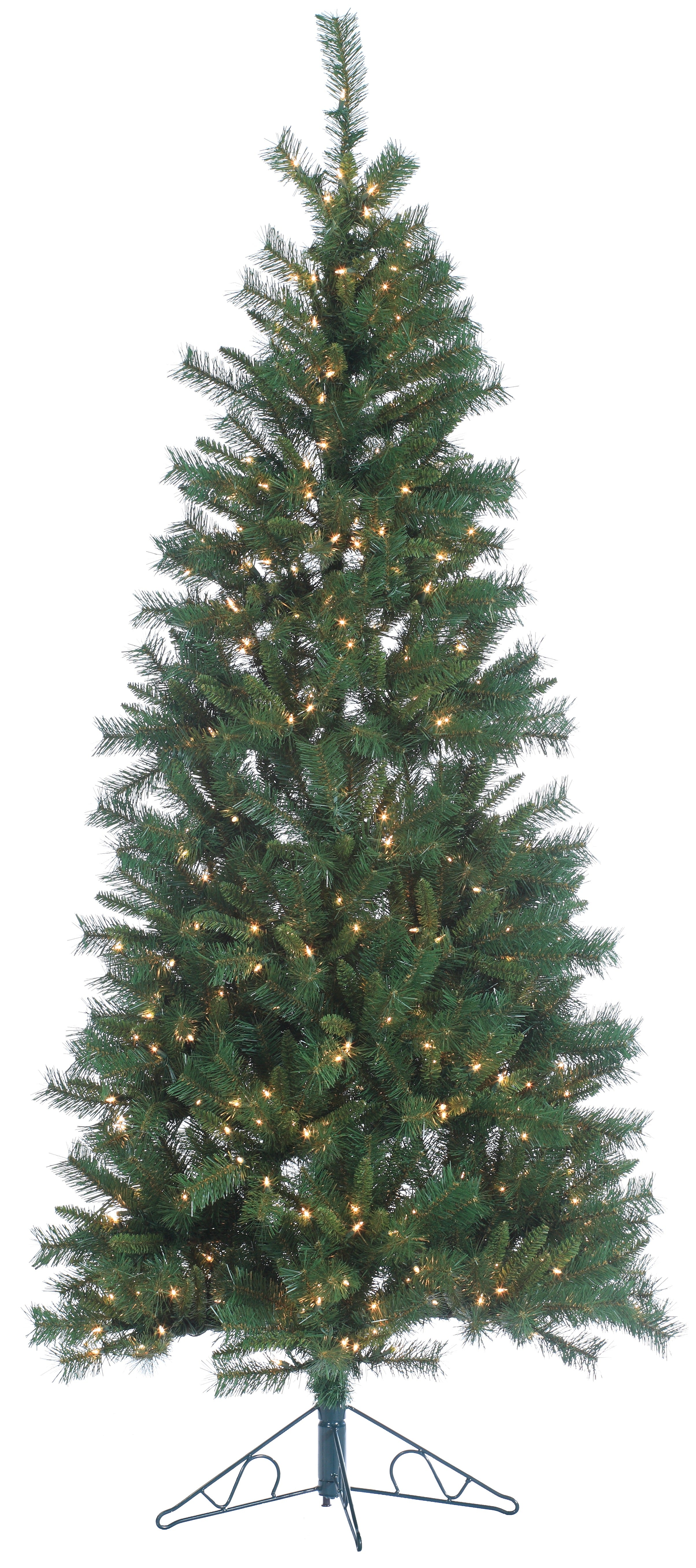 7' Pre-Lit Artificial Half Christmas Tree for Small Spaces - Perfect for Apartments, Offices, and Corner Decor