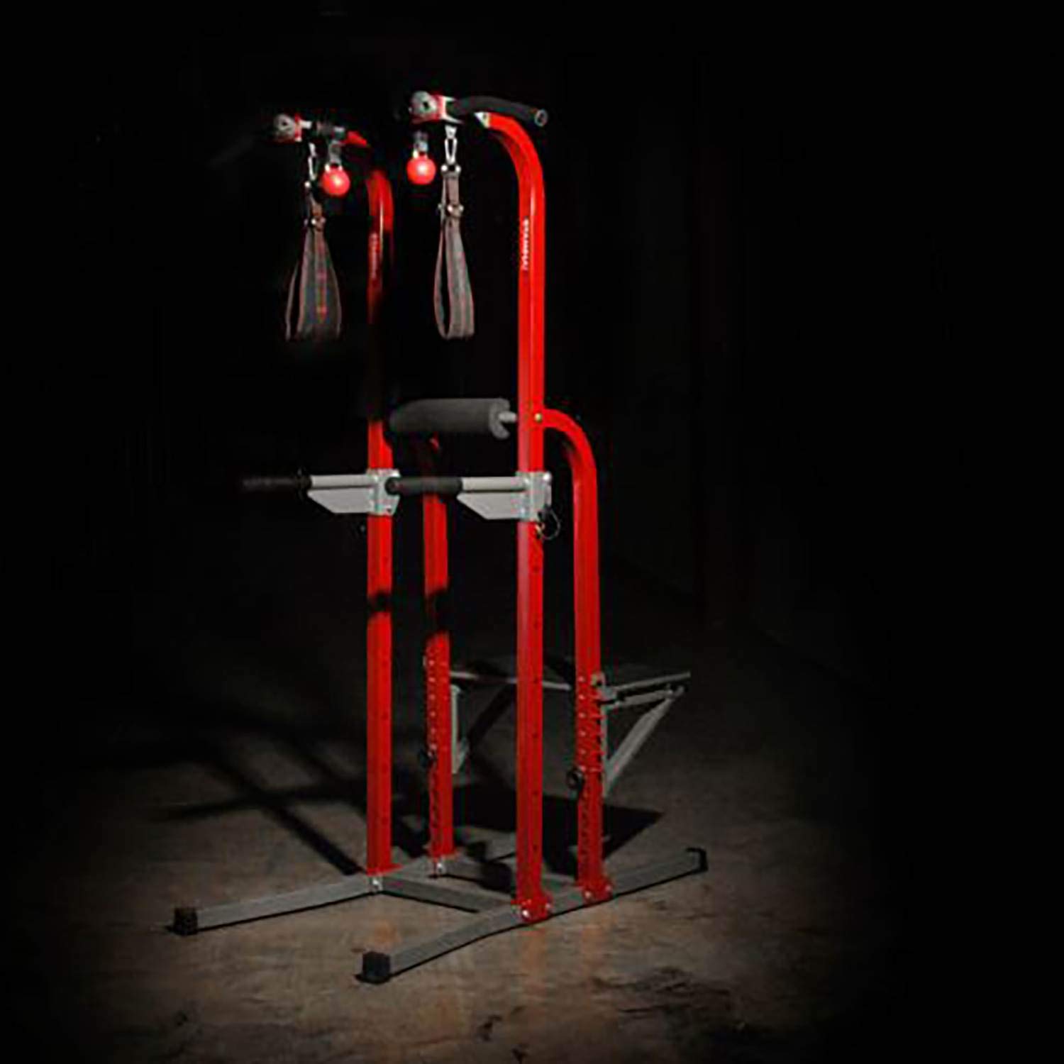 Stamina Power Tower - Heavy Duty Dip Bar & Pull Up Station for Home Gym - 250 lbs Weight Capacity - Perfect for Strength Training & Bodyweight Exercises