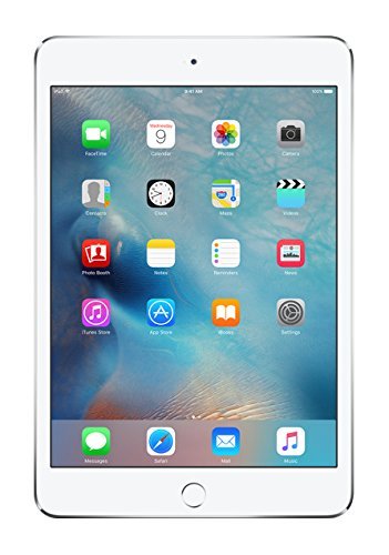 Apple iPad Mini 4 128GB Wi-Fi - Silver (Renewed) | Portable Tablet for Work, Study & Entertainment | Compact Design for Travel & On-the-Go Use