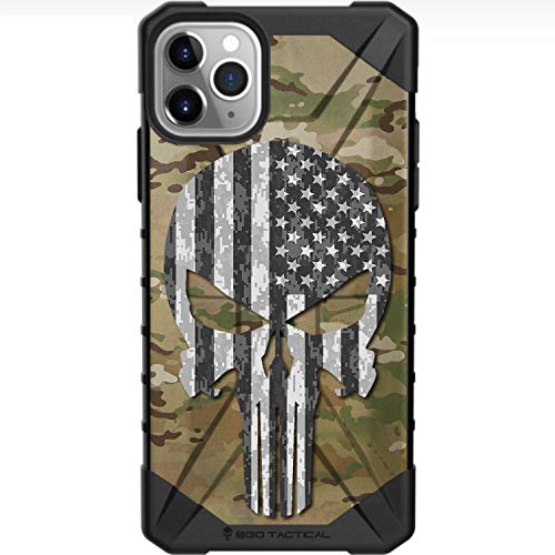 Multicam Punisher Subdued US Flag