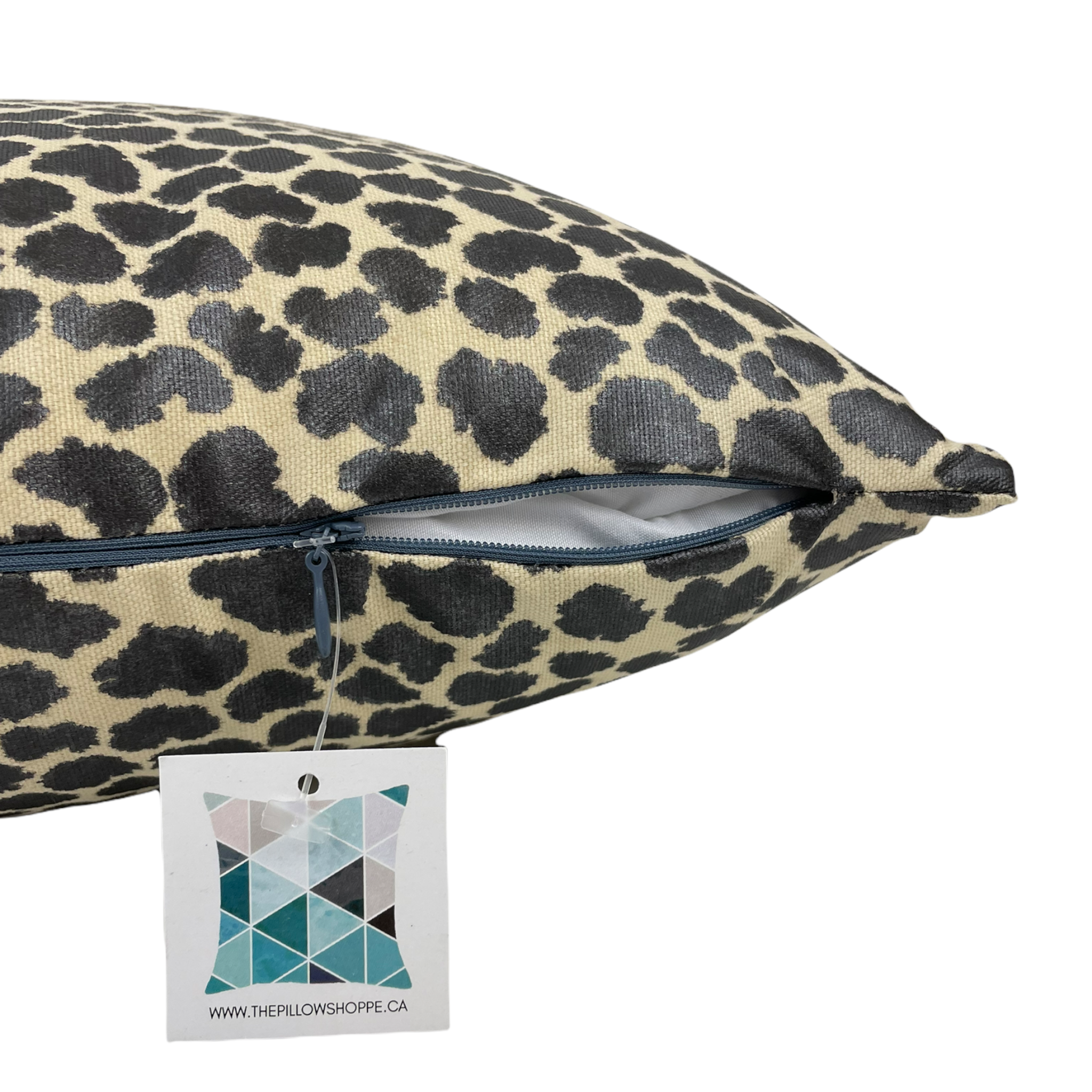 Sergio Black Pearl Lumbar Pillow 12x22 - Support Cushion for Back Pain Relief - Perfect for Office Chairs, Car Seats & Sofa Use
