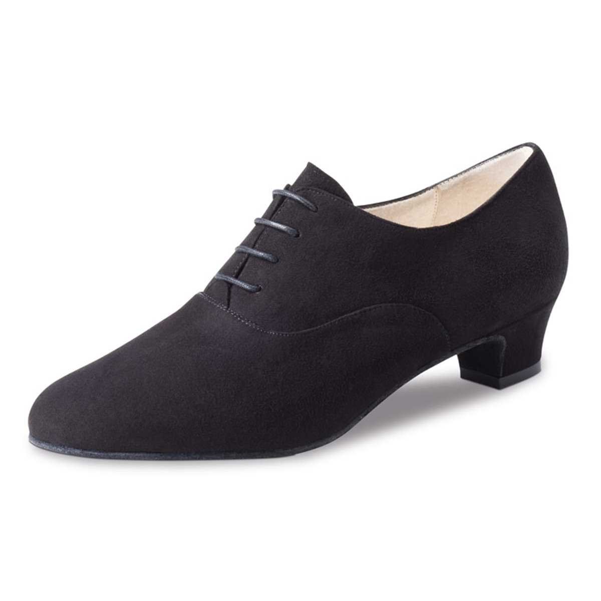 Werner Kern Olivia 3 & 4 Women's Dance Shoes - Black Suede Sole for Ballroom, Latin & Salsa Dancing