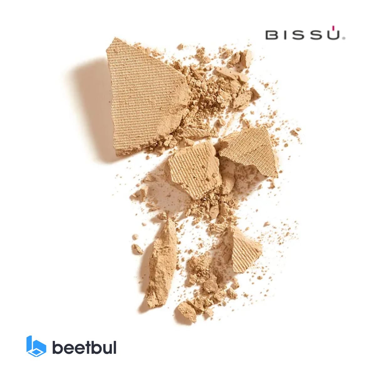 Bissú Compact Powder Makeup - 8g (06 Natural) | Oil Control & Matte Finish | Perfect for Everyday Wear & Touch-Ups