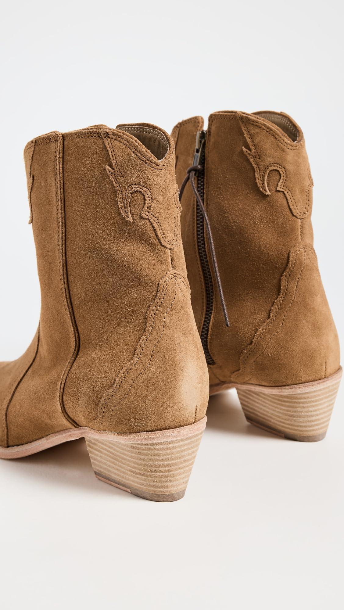 Free People Women's New Frontier Western Boot - Stylish Cowgirl Ankle Boots for Country Music Festivals & Fall Fashion