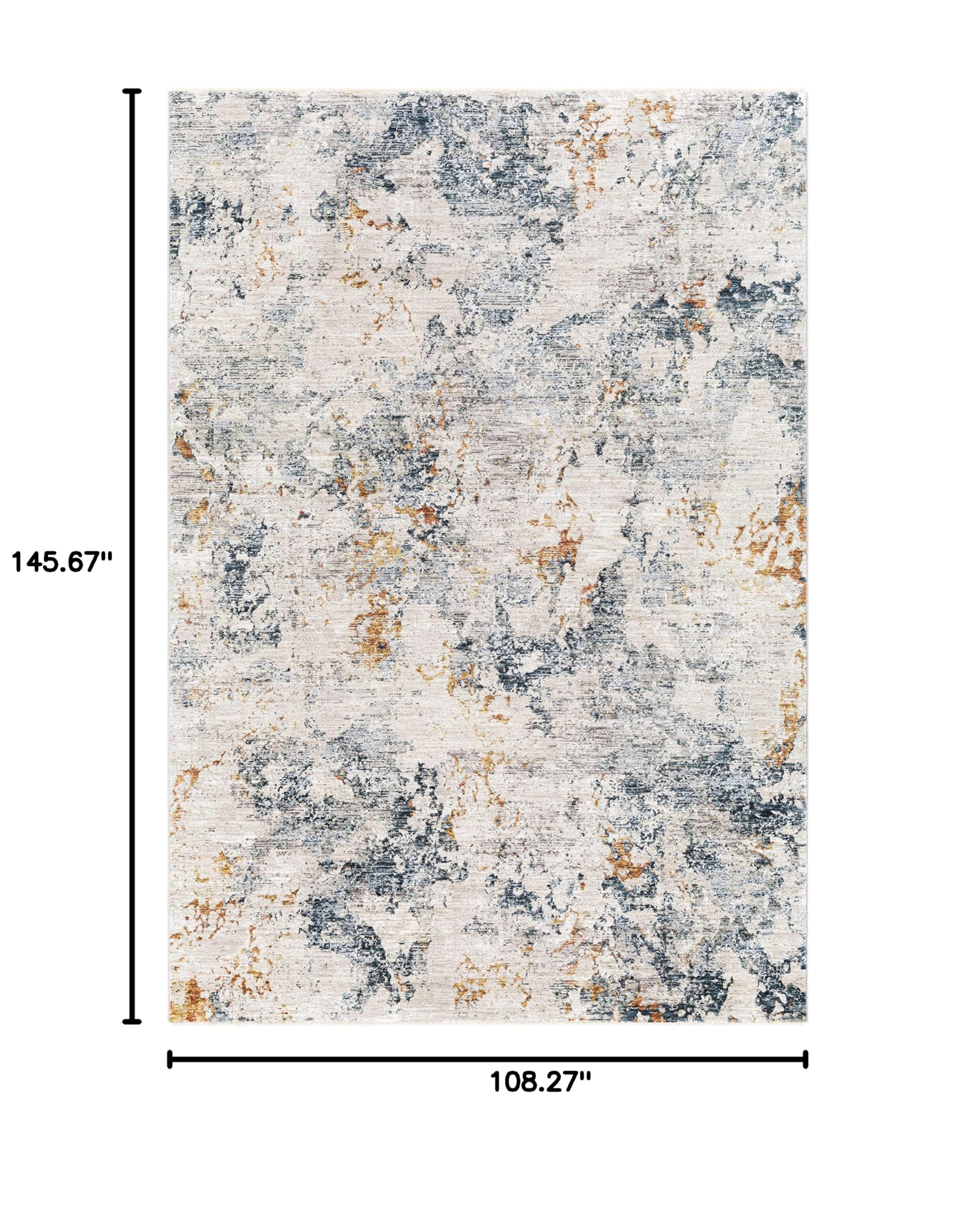 Hauteloom Tracyton Soft Plush Area Rug for Living Room & Bedroom - 9' x 12'2