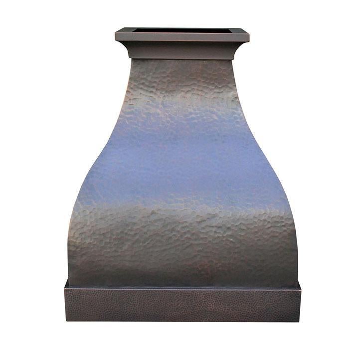 Premium Hand-Hammered Copper Range Hood Vent - 29