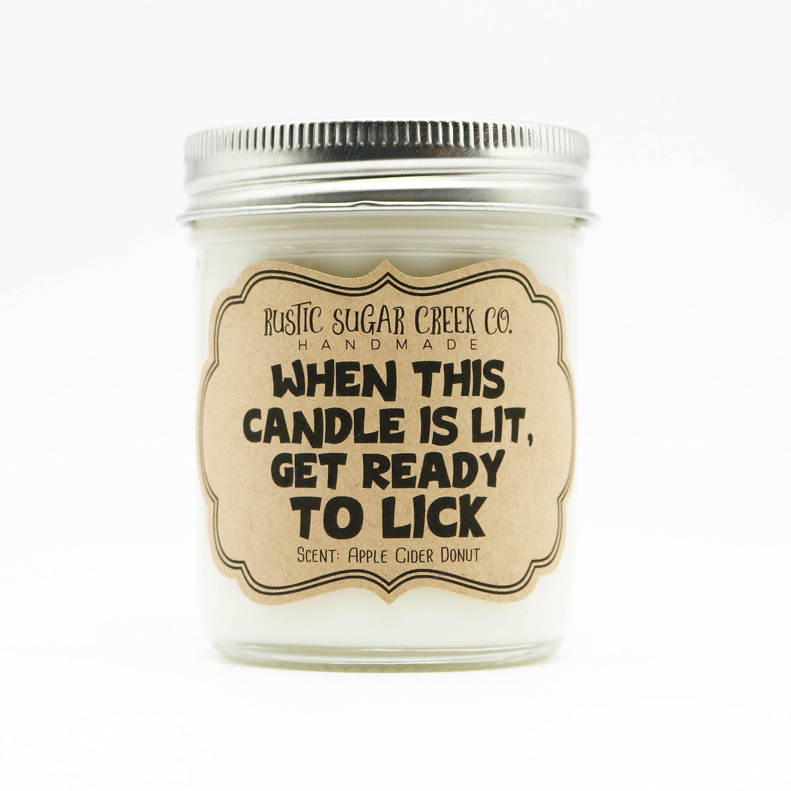 Funny Naughty Candle Gift for Women & Men - Romantic Couples Gift for Anniversary, Husband, Boyfriend - Perfect for Flirty Date Nights & Playful Surprises