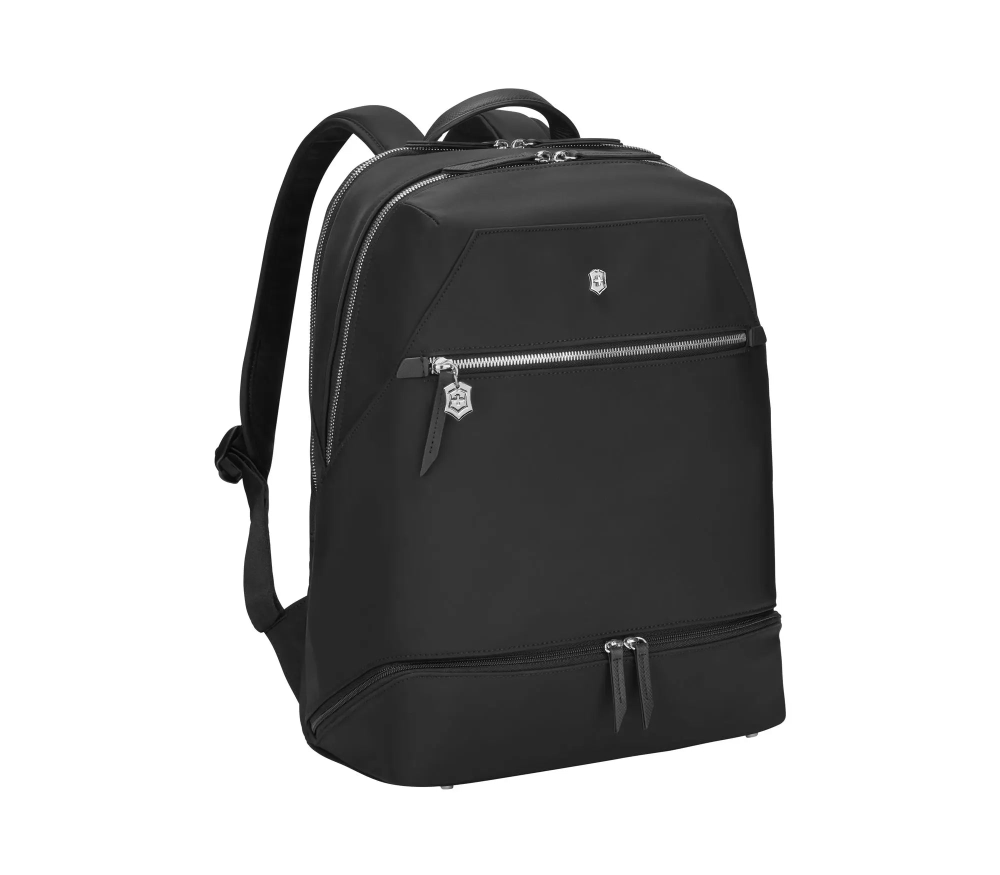 Victoria Signature Deluxe Backpack 15 Inch Laptop Backpack for Women & Men - Waterproof Travel Backpack with USB Charging Port, Anti-Theft Design - Perfect for Work, School, College & Business Travel (Black)