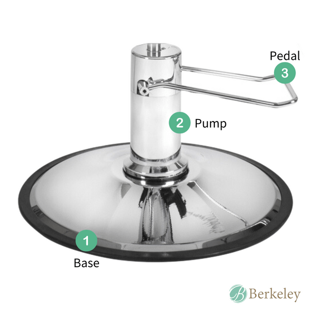 A13 Styling Chair PUMP & BASE Kit - Replacement Hydraulic Pump & Base for Salon Chairs - Perfect for Hairdressing, Barber Shops & Home Styling Stations