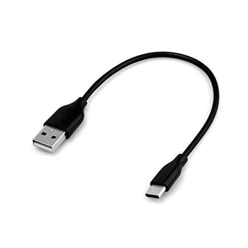 20cm Short USB C Cable - USB 3.1 Type C to USB 2.0 Type A Fast Charging & Data Sync Cable - Perfect for Phones, Tablets, Laptops & Car Charging