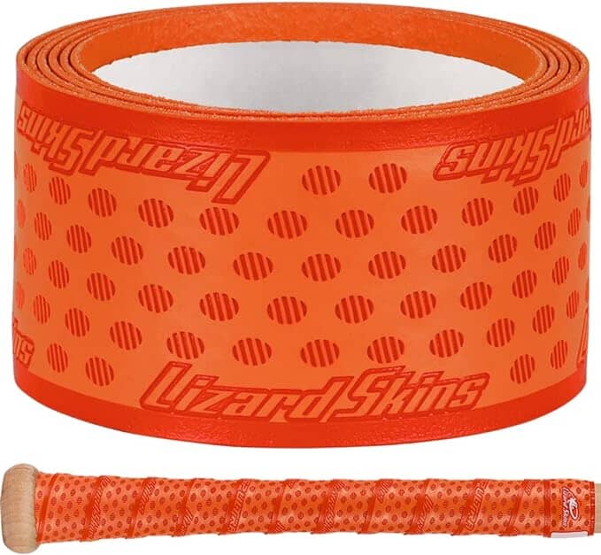 Lizard Skins DSP Ultra Bat Grip - Blaze Orange | Baseball & Softball Bat Handle Grip for Enhanced Control & Comfort | Perfect for Training, Games & Outdoor Sports