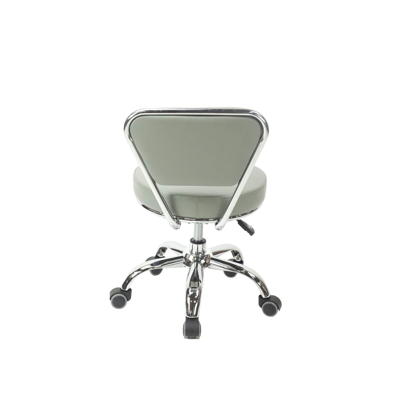Dayton Garage Rolling Seat (Storm Gray) - Adjustable Height 13