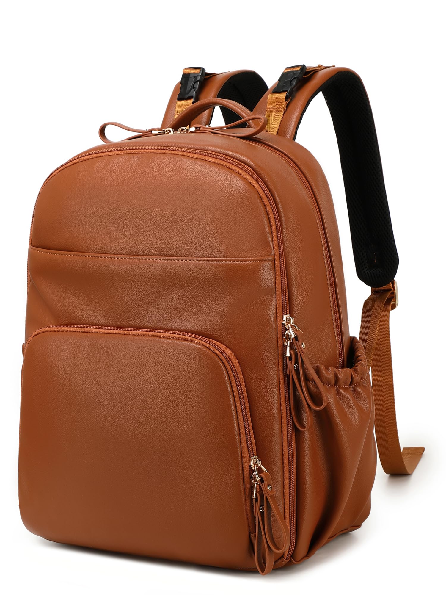 14-Pocket Diaper Bag Backpack - Lightweight Water-Resistant Baby Bag with Anti-Theft Pocket & Stroller Straps - Perfect for Travel, Shopping & Parenting Outings
