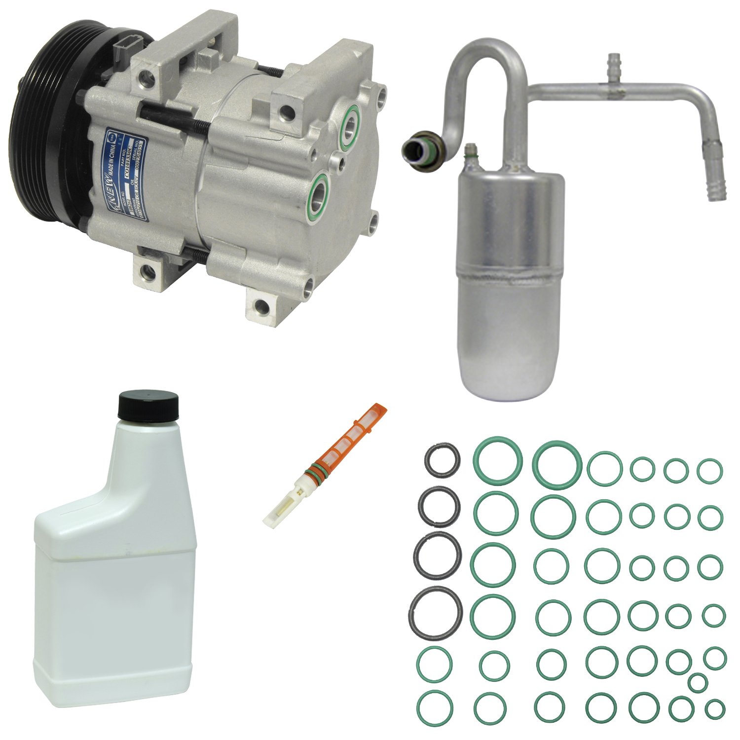 UAC KT 1467 A/C Compressor and Component Kit - 1 Pack | Compatible with Select Vehicle Models | Perfect for AC System Repair & Replacement