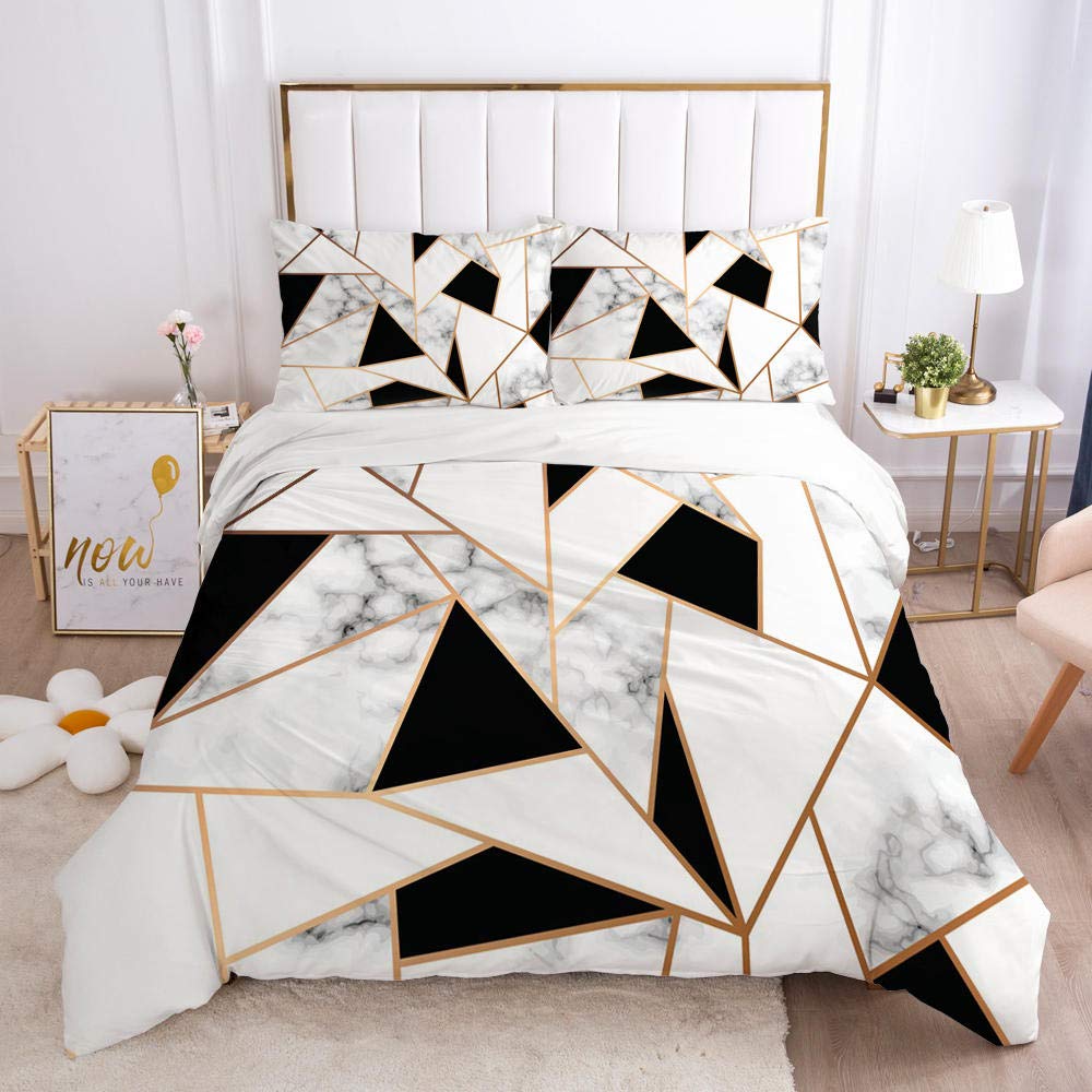 Premium 3D Printed Bed Sheet Set - Luxury Queen Size Comforter, Duvet Cover & Pillowcases - Soft Microfiber Bedding Collection for Home Decor (USA Queen) - Perfect for Master Bedrooms, Guest Rooms & Airbnb Listings