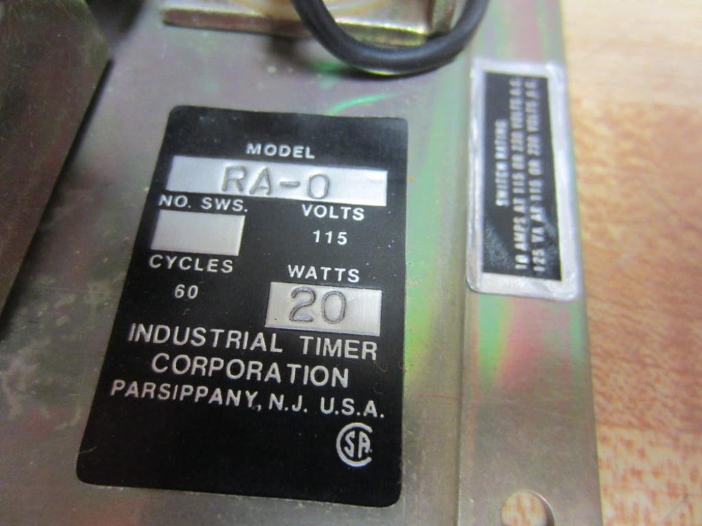 Industrial Timer RA-0 RA-O - Heavy Duty Digital Countdown Timer for Machinery, Appliances & Equipment - Perfect for Factories, Workshops & Home Automation