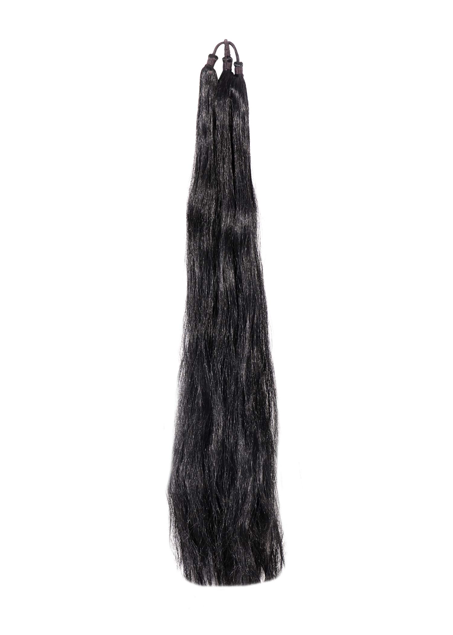 BLUSHIA 30 Inch Thin Braid Hair Extension - Artificial Choti Paranda for Women (Black) | Perfect for Weddings, Parties & Cosplay